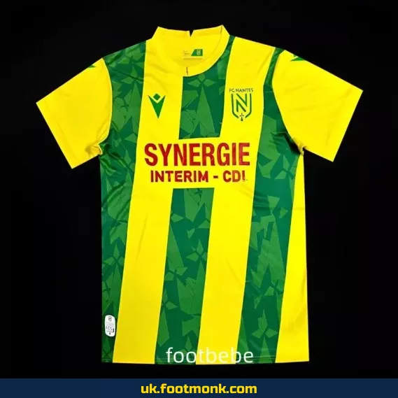 Nantes 2024-2025 home football jersey.
