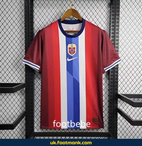 Norway 2024-2025 home football jersey.