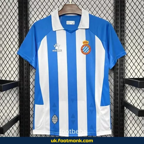 RCD Espanyol 2024-2025 home football jersey.