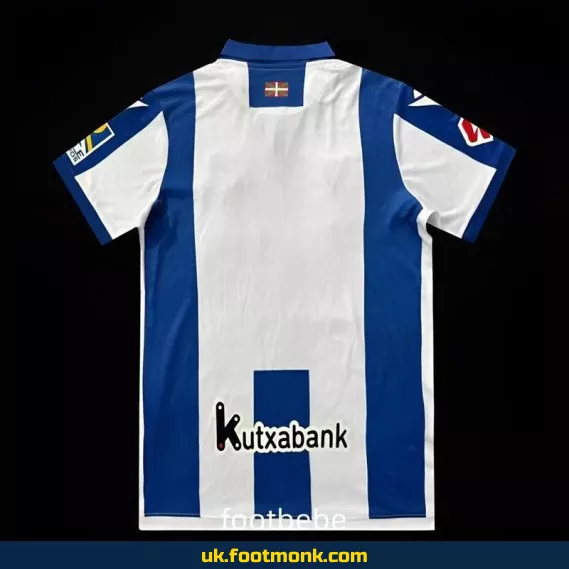 Real Sociedad 2024-2025 home football jersey.