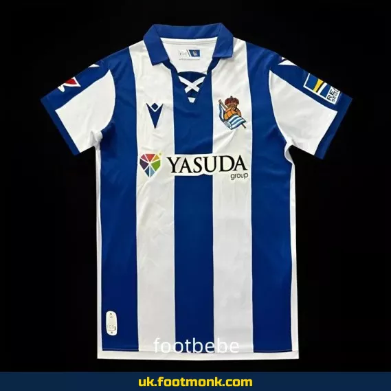 Real Sociedad 2024-2025 home football jersey.