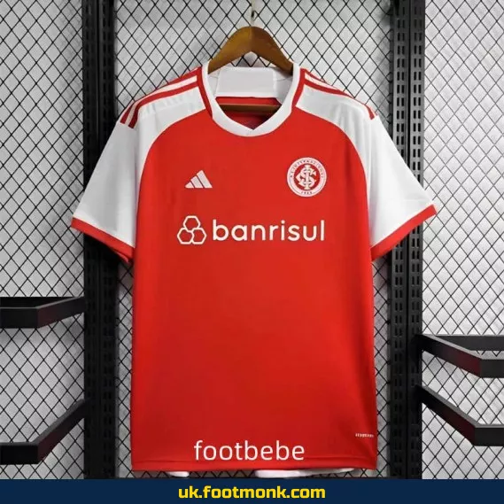 SC Internacional 2024-2025 home football jersey.