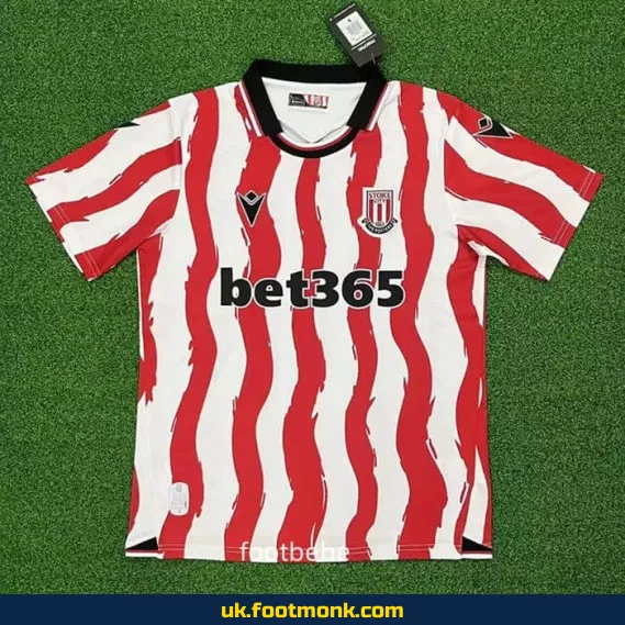 Stoke City home football jersey 2025-2026.