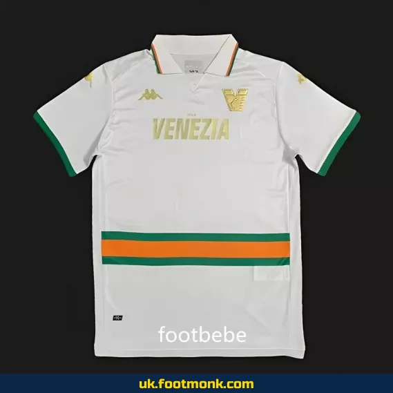 Venezia 2023-2024 away white football jersey.