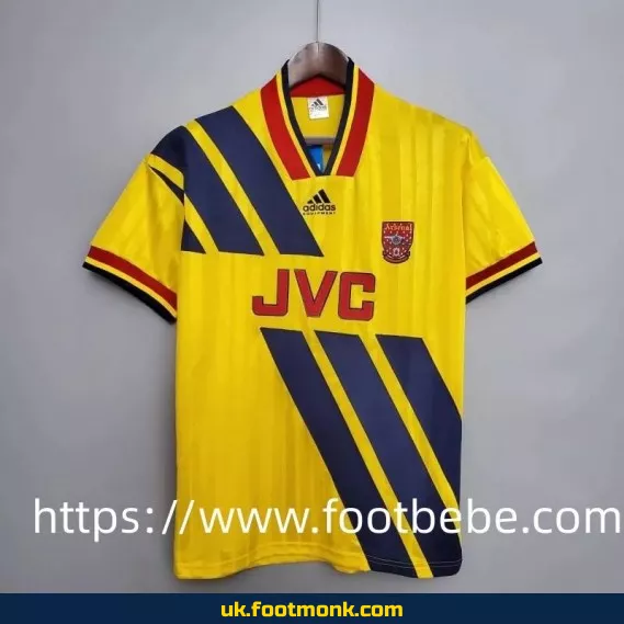 Vintage Arsenal football jersey 1993 1994 away.