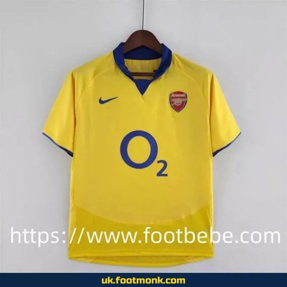 Vintage Arsenal away football jersey 2003 2005.