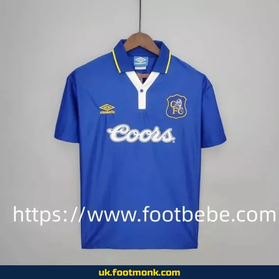 Vintage Chelsea football shirt 1995 1997 home blue.