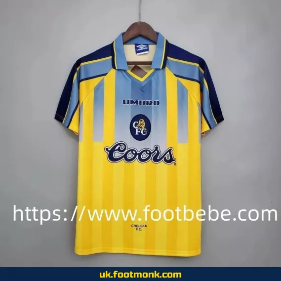 Vintage Chelsea football jersey 1995 1997 away.