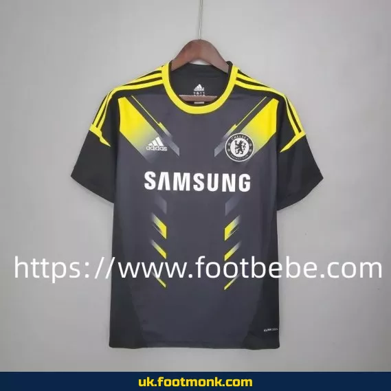Vintage Chelsea football jersey 2012-2013 third black.