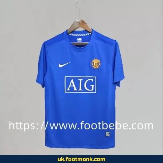 Vintage football jersey Manchester United 2007 2008 away.