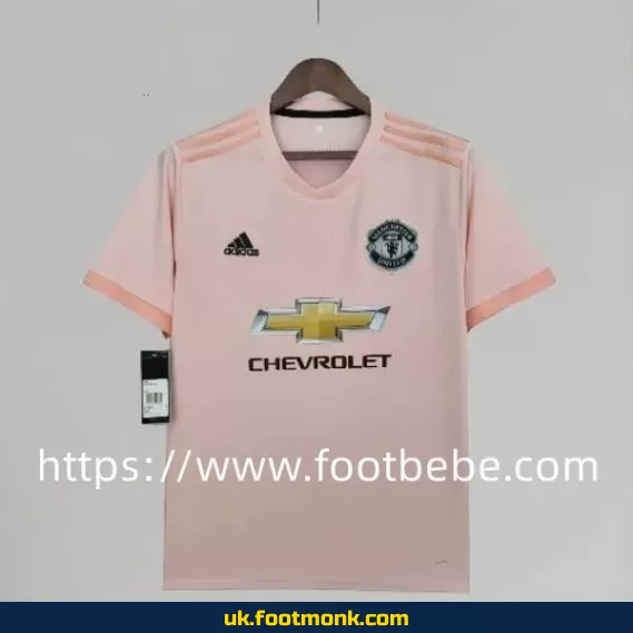 Vintage Manchester United football jersey 2018 2019 away.