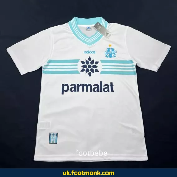 Vintage Marseille home football jersey 1996 1997.