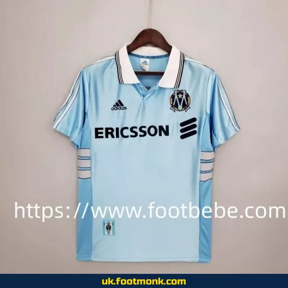 Vintage Marseille football jersey 1998 1999 away.