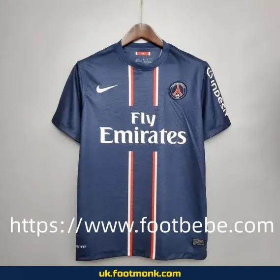 Vintage PSG 2012-2013 home blue football jersey.