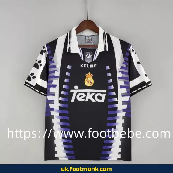 Vintage Real Madrid 1997-1998 third football jersey.