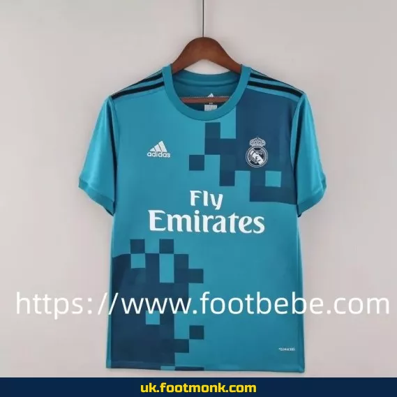 Vintage Real Madrid 2017-2018 third football jersey.