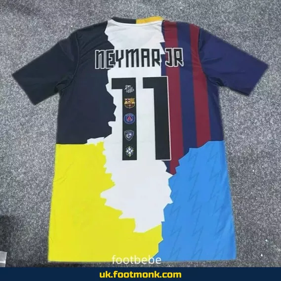 Neymar JR club football jersey.