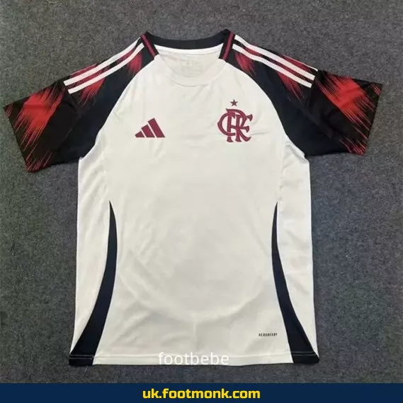 Flamengo training jersey 2025 2026 white.