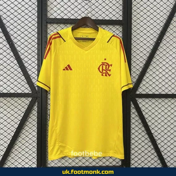 Flamengo jersey 2025 2026 yellow.