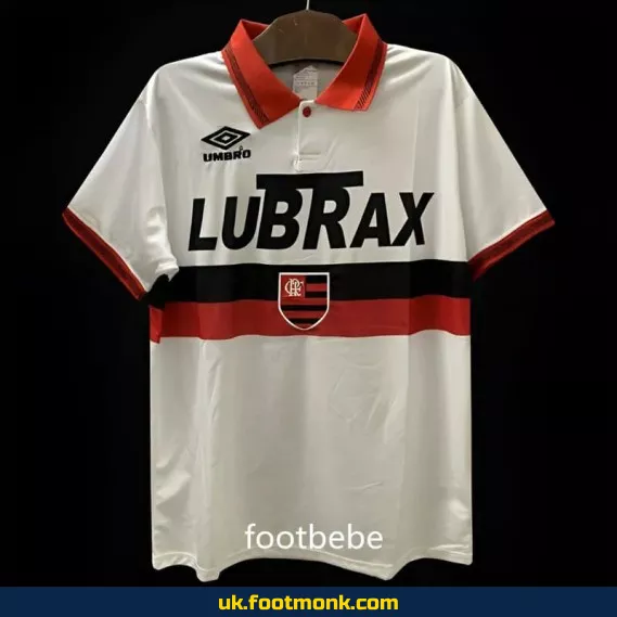Flamengo jersey Vintage 1993 1994 away White.