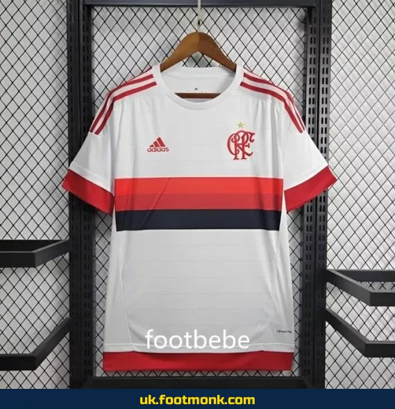 Flamengo jersey Vintage 2015 2016 away White.