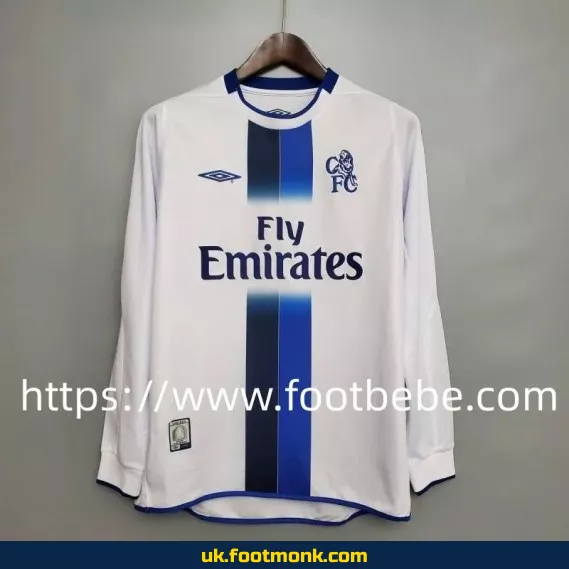 Vintage Chelsea jersey 2003 2005 long sleeves away.