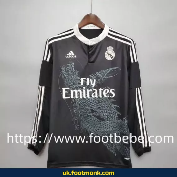 Vintage Real Madrid 2014-2015 long sleeves third jersey.