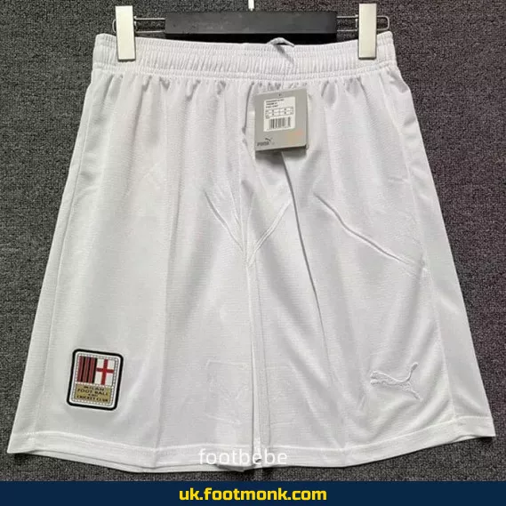 Short AC Milan 2024 125th Anniversary Retro White.