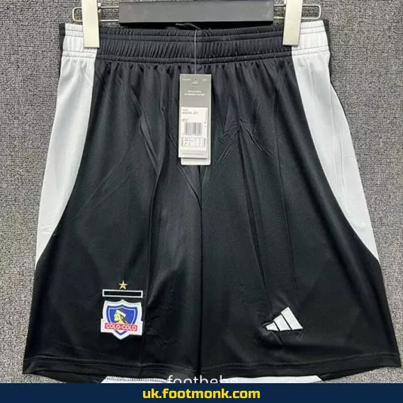 Colo-Colo 2025-2026 black football shorts.