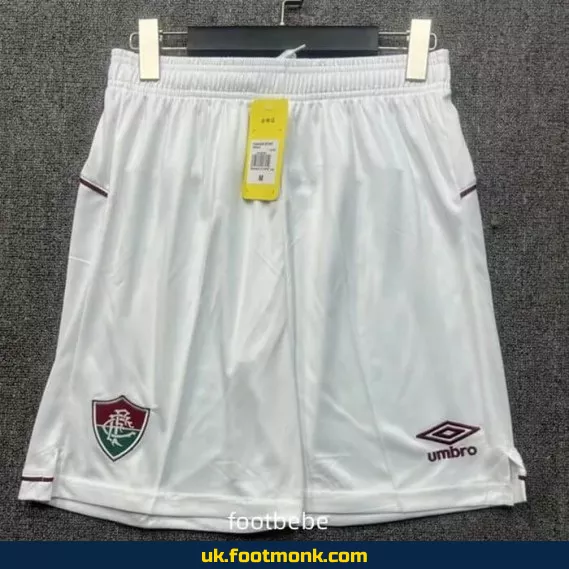 Fluminense football shorts 2025 2026 white.