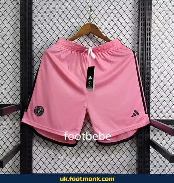 Inter Miami 2024-2025 pink football shorts.