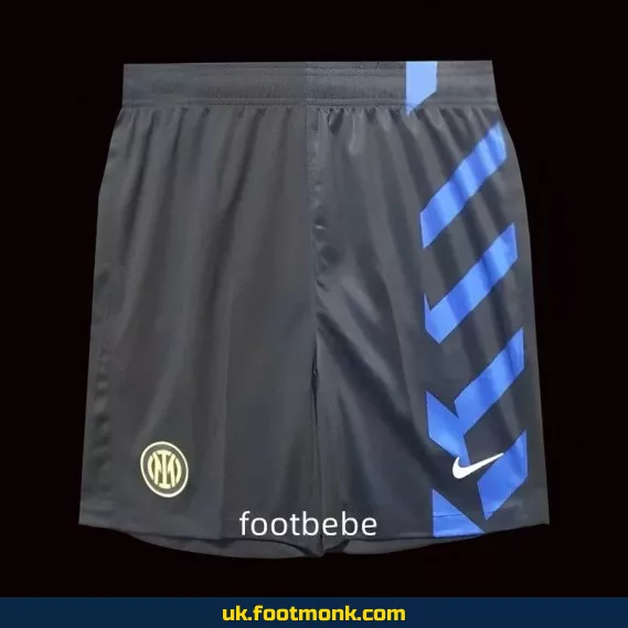 Inter Milan 2024-2025 black football shorts.