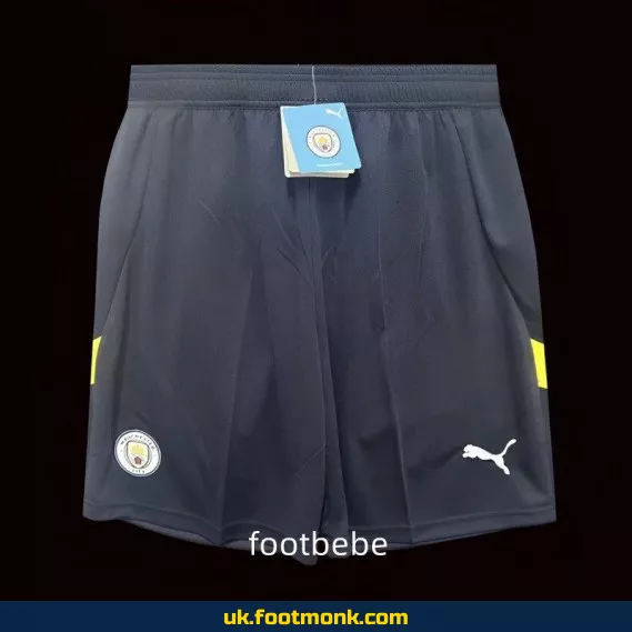 Manchester City 2024-2025 away football shorts.