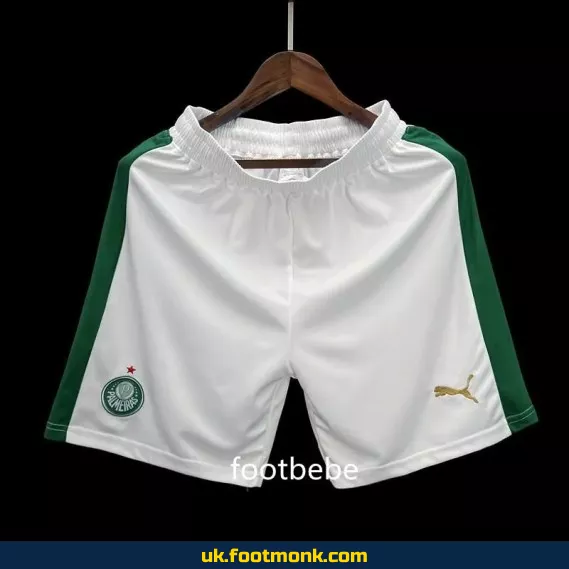 Palmeiras 2024-2025 white football shorts.