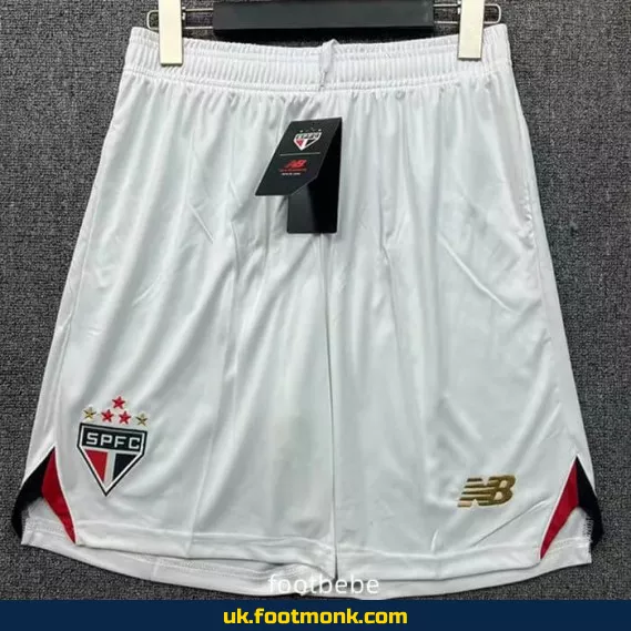 São Paulo football shorts 2025-2026 White.