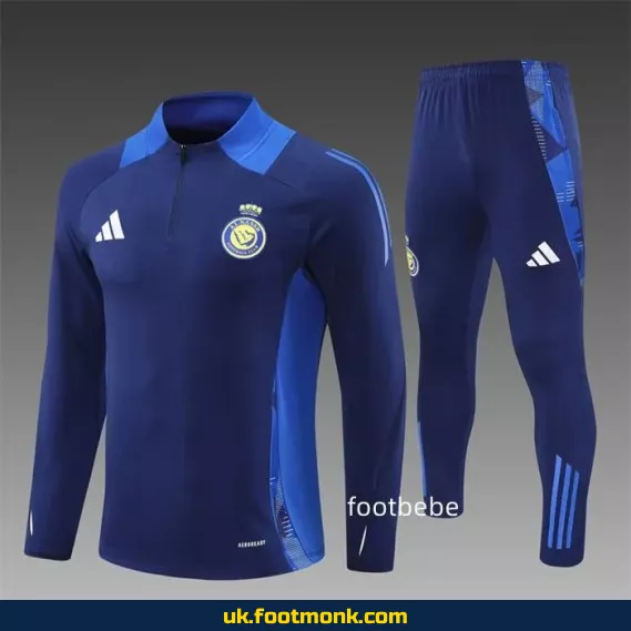 Al-Nassr 2024 2025 blue tracksuit.