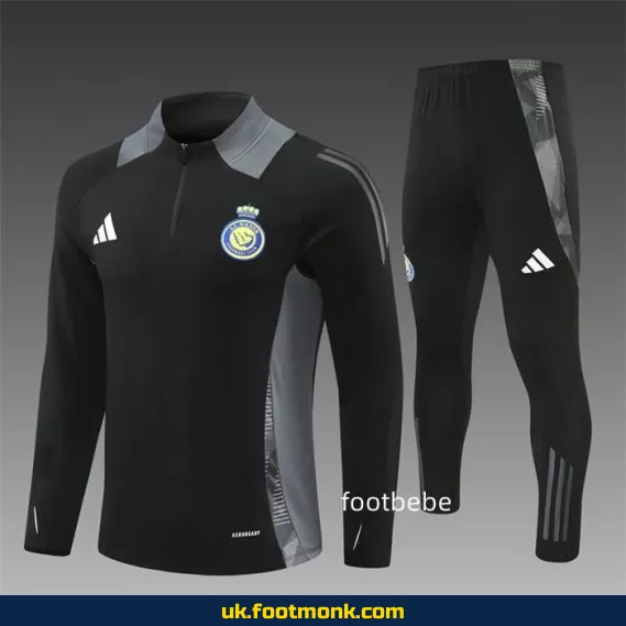 Al-Nassr 2024-2025 black tracksuit.