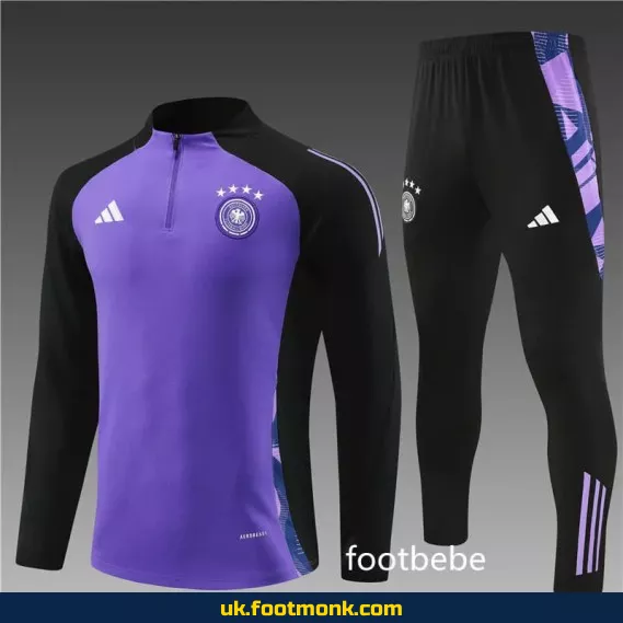 Germany 2024 2025 half-zip tracksuit Purple.