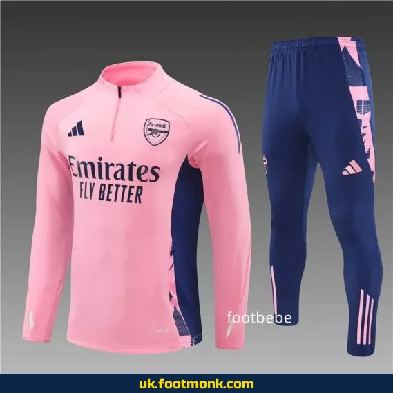 Arsenal tracksuit 2024 2025 pink.