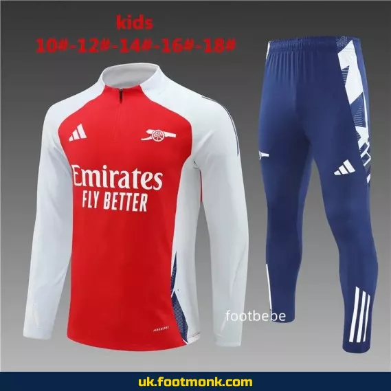 Arsenal children's tracksuit 2024-2025 red.