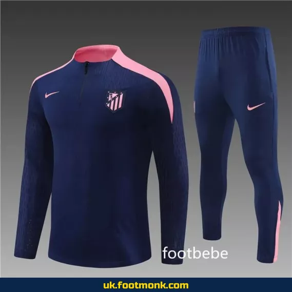 Athletic Madrid 2024 2025 royal blue tracksuit.