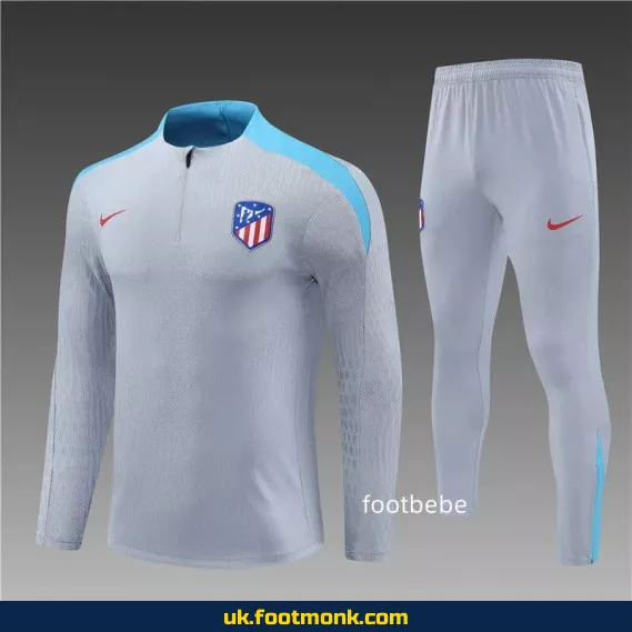 Atletico Madrid 2024 2025 grey tracksuit.