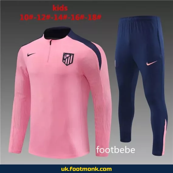 Atletico Madrid children's tracksuit 2024-2025 pink.