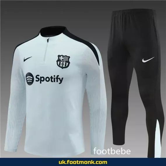 Barcelona Tracksuit 2024 2025 White.