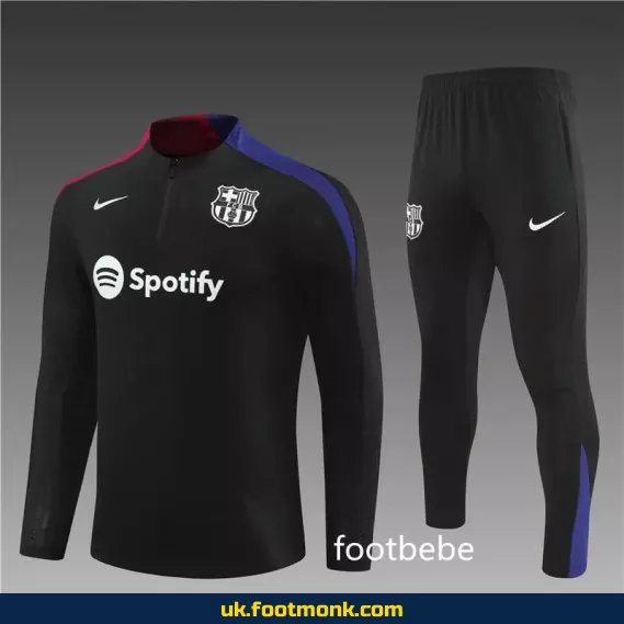 Barcelona tracksuit 2024 2025 black.