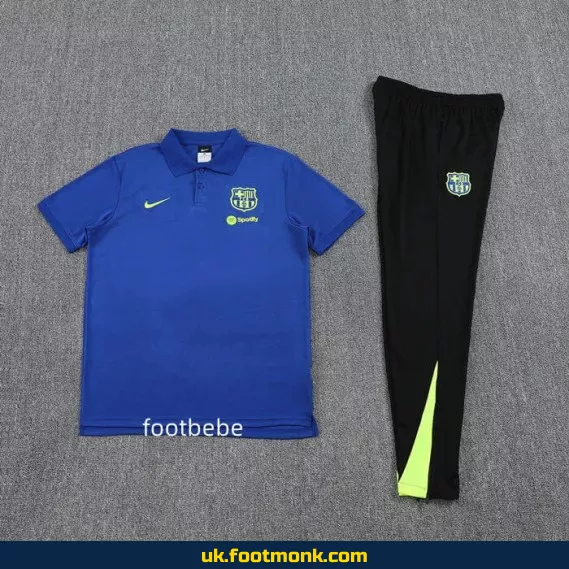 Barcelona tracksuit 2025 2026 blue Polo.