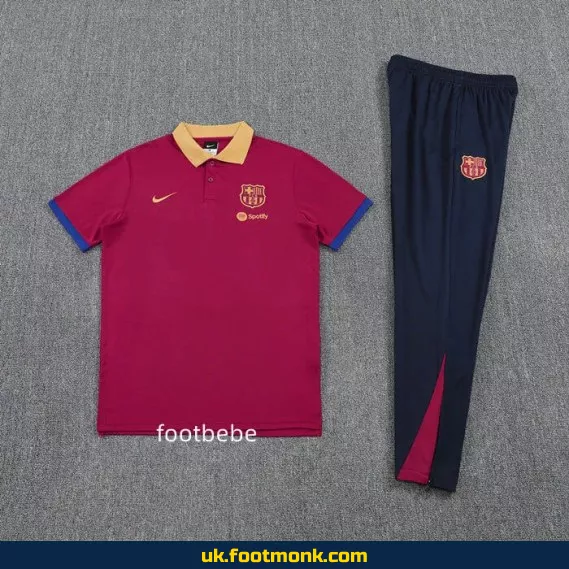 Barcelona tracksuit 2025 2026 red Polo.