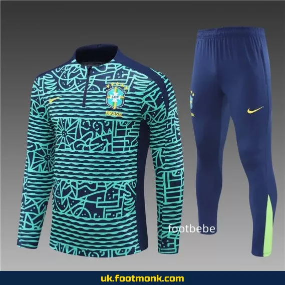 Brazil 2024 2025 blue lake tracksuit.