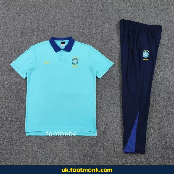 Brazil 2025 2026 blue tracksuit Polo.