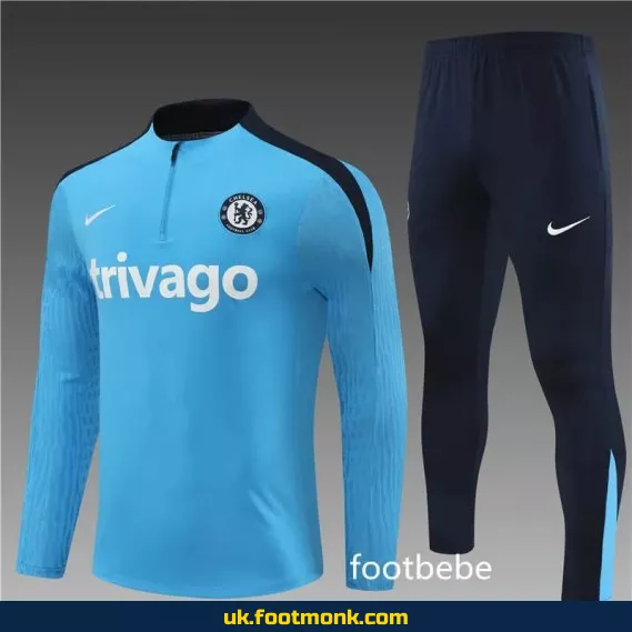 Chelsea 2024 2025 blue tracksuit.